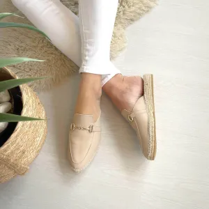 Espadrille Mule in Sand
