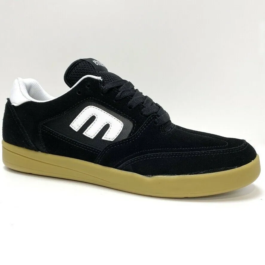 ETNIES VEER BLACK GUM WHITE TRAINERS