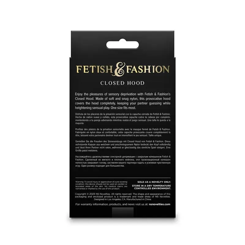 Fetish & Fantasy - Closed Hood -