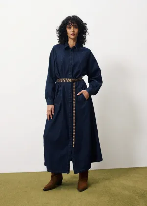 FRNCH Lisbeth Dress - Denim