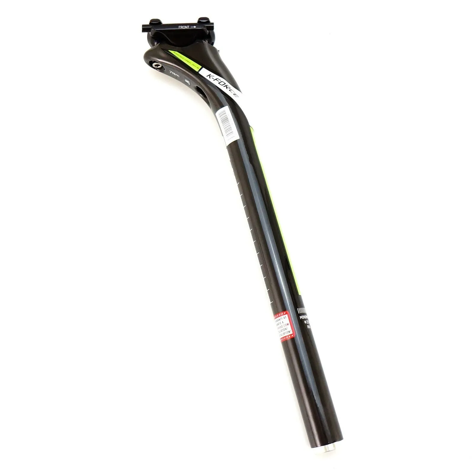 FSA K-Force Carbon Di2 Compatible Seatpost 25.4x350 Offset 25mm Cannondale Green| FSA K-Force Di2対応 カーボンシートポスト 25.4x350mm オフセット25mm Cannondale Green