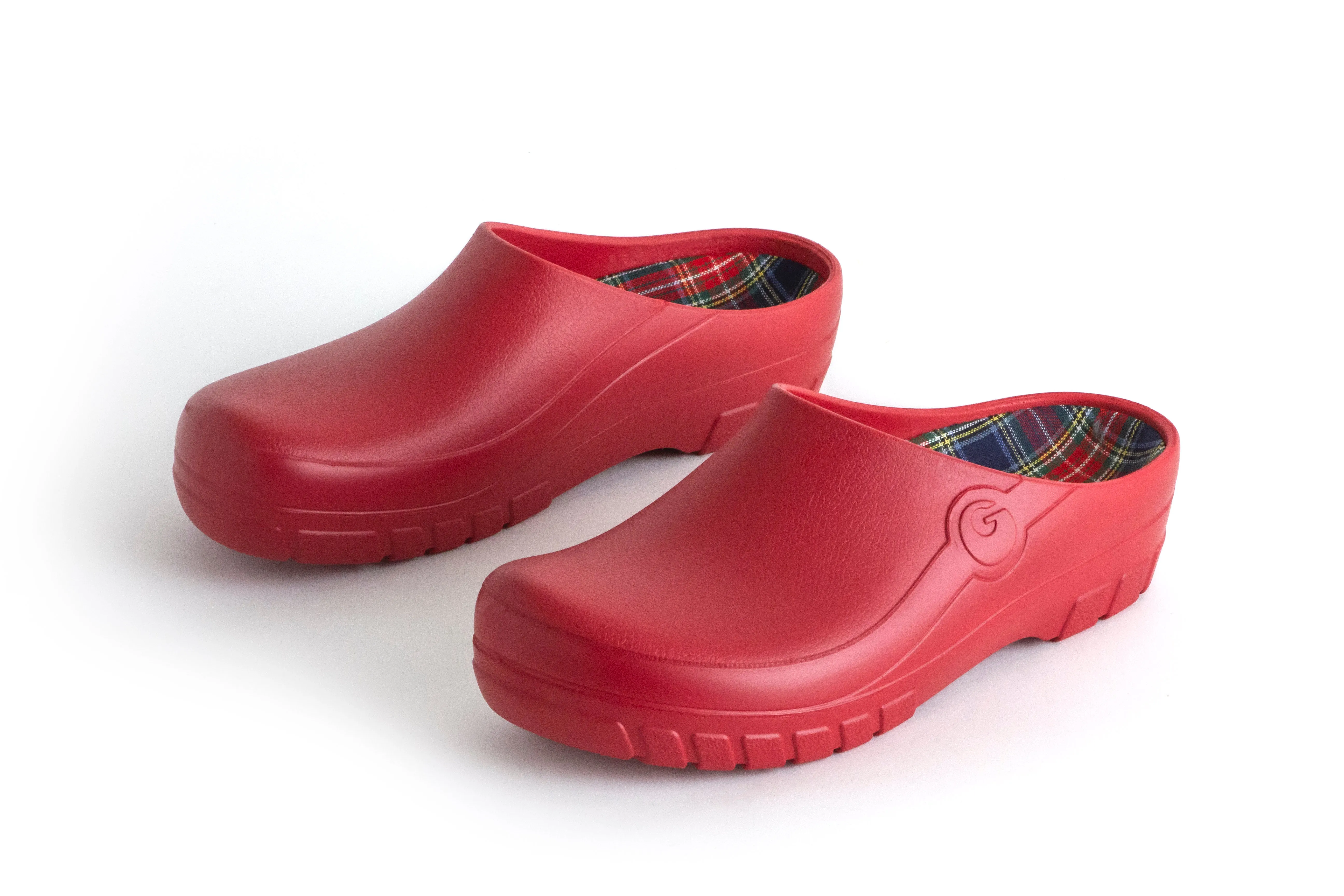 GARDYS CLOGS (open-back), RED