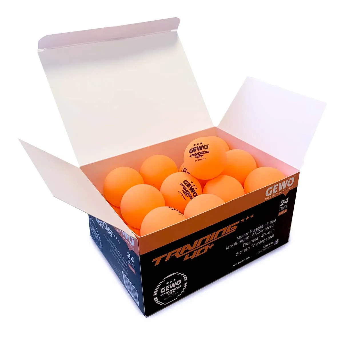 Gewo Balls Training 40 *** (24) orange
