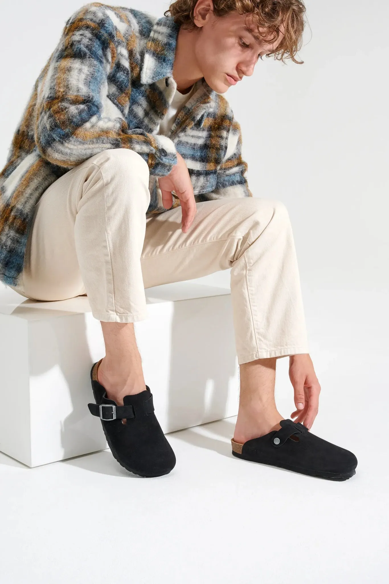 'Grado' men's outdoor clog - black