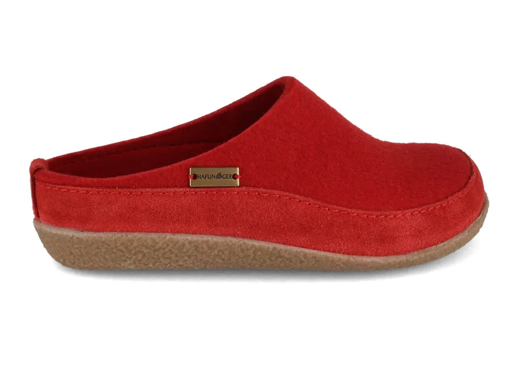 HAFLINGER Clog | Blizzard Skane, Ruby