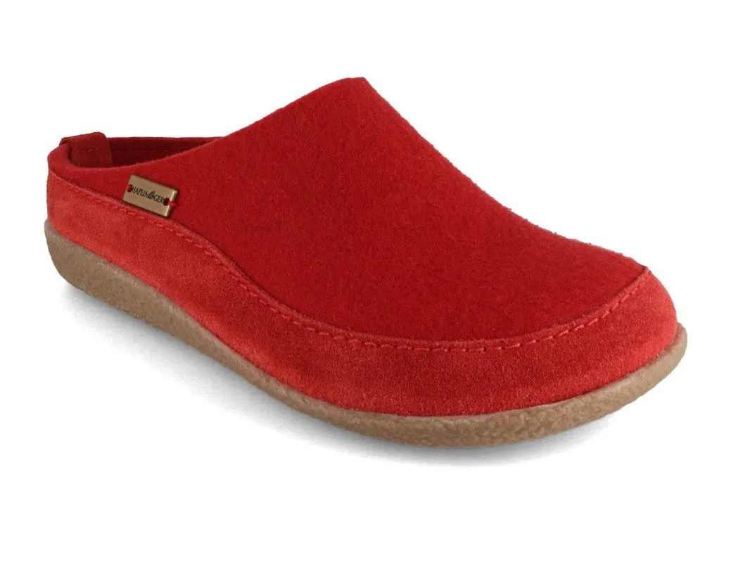 HAFLINGER Clog | Blizzard Skane, Ruby