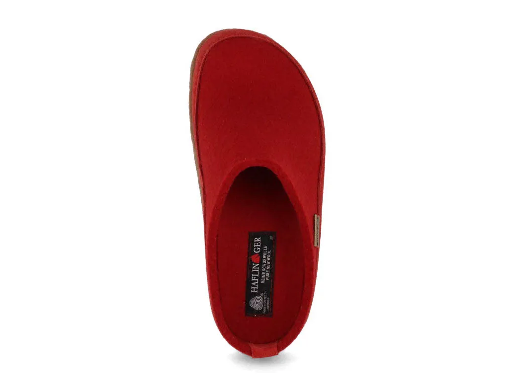 HAFLINGER Clog | Blizzard Skane, Ruby