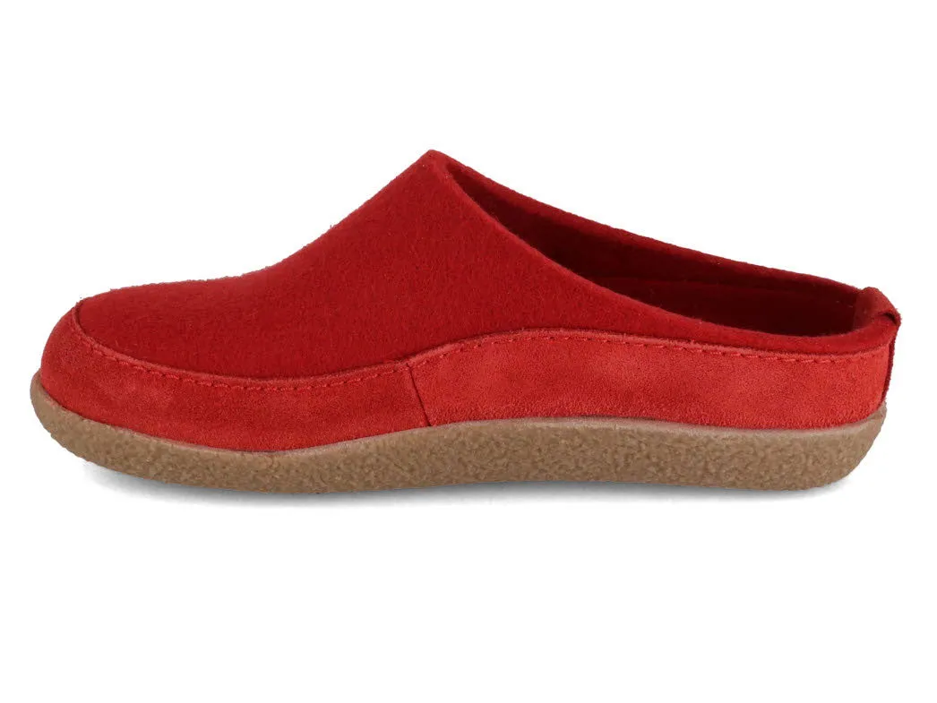 HAFLINGER Clog | Blizzard Skane, Ruby