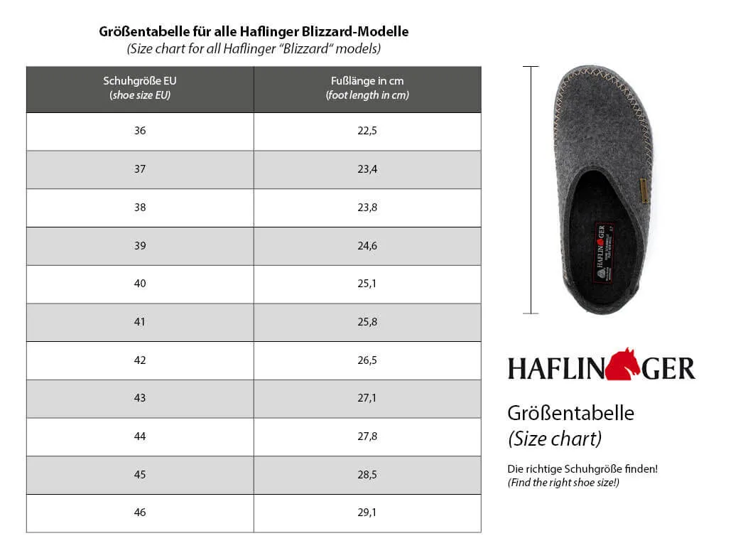 HAFLINGER Clog | Blizzard Skane, Ruby