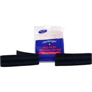 Harbinger Big Grip Lifting Strap Black 2 strap