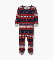 Hatley Fair Isle Stag 3-6m