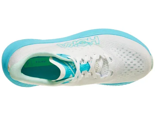 Hoka | Mach 6 | Women's | White/Cielo Blue