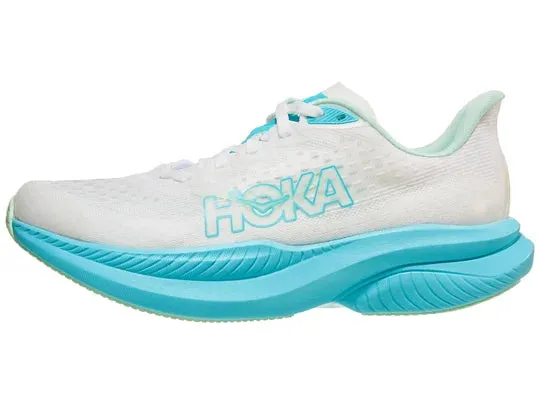 Hoka | Mach 6 | Women's | White/Cielo Blue