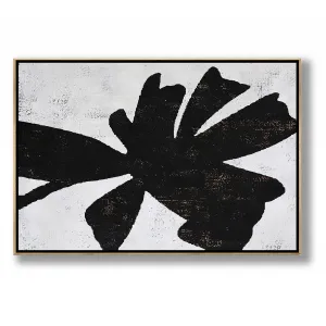 Horizontal Abstract Flower Painting H25H