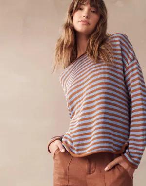 Isla Stripe Knit / Blue