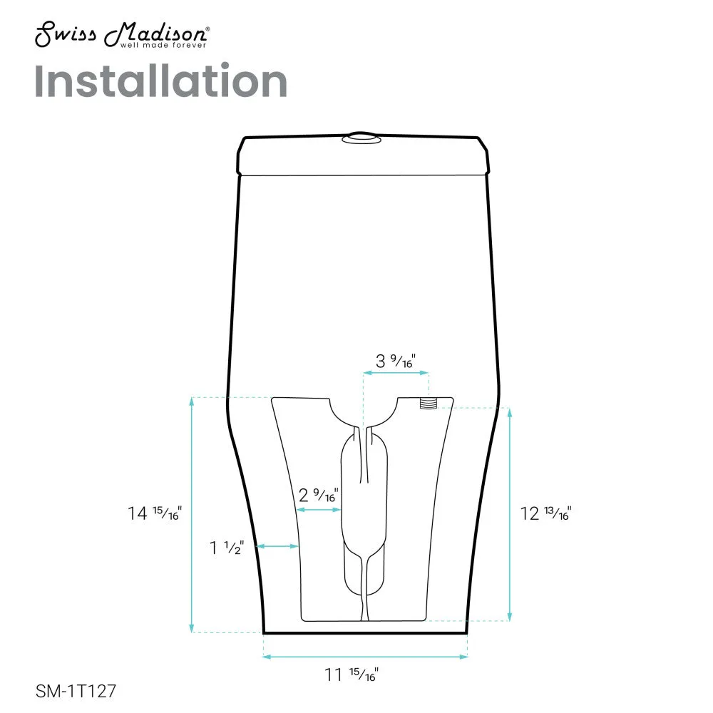 Ivy One-Piece Toilet, 10" Rough-in 1.1/1.6 gpf