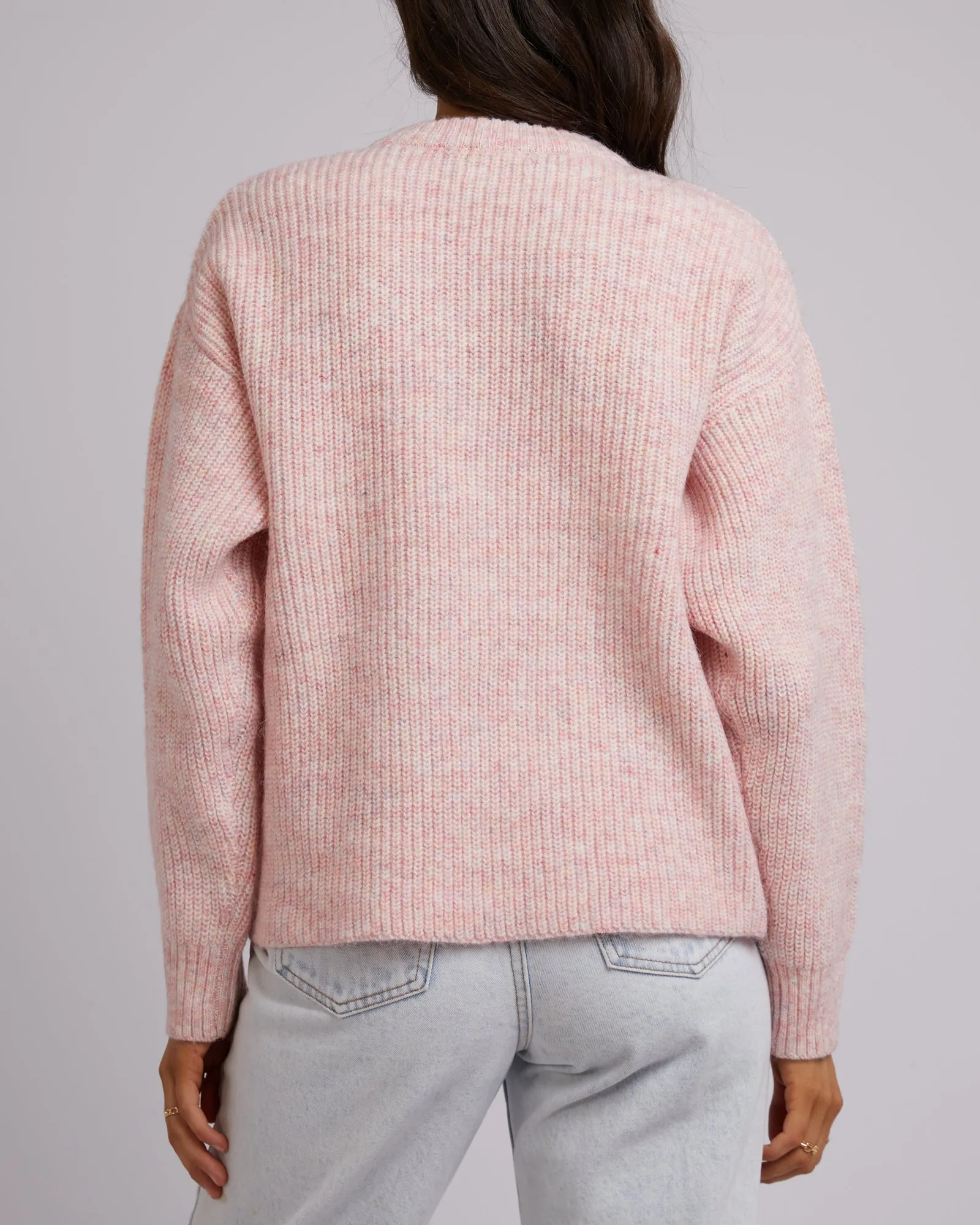 Joey Knit Crew - Pink