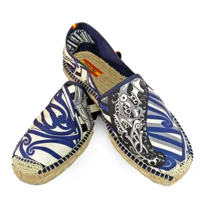 KAWA Blue Classic Espadrilles