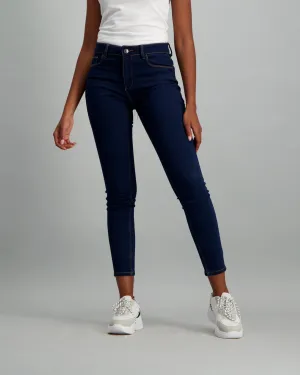 Ladies Dark Blue Skinny Jean