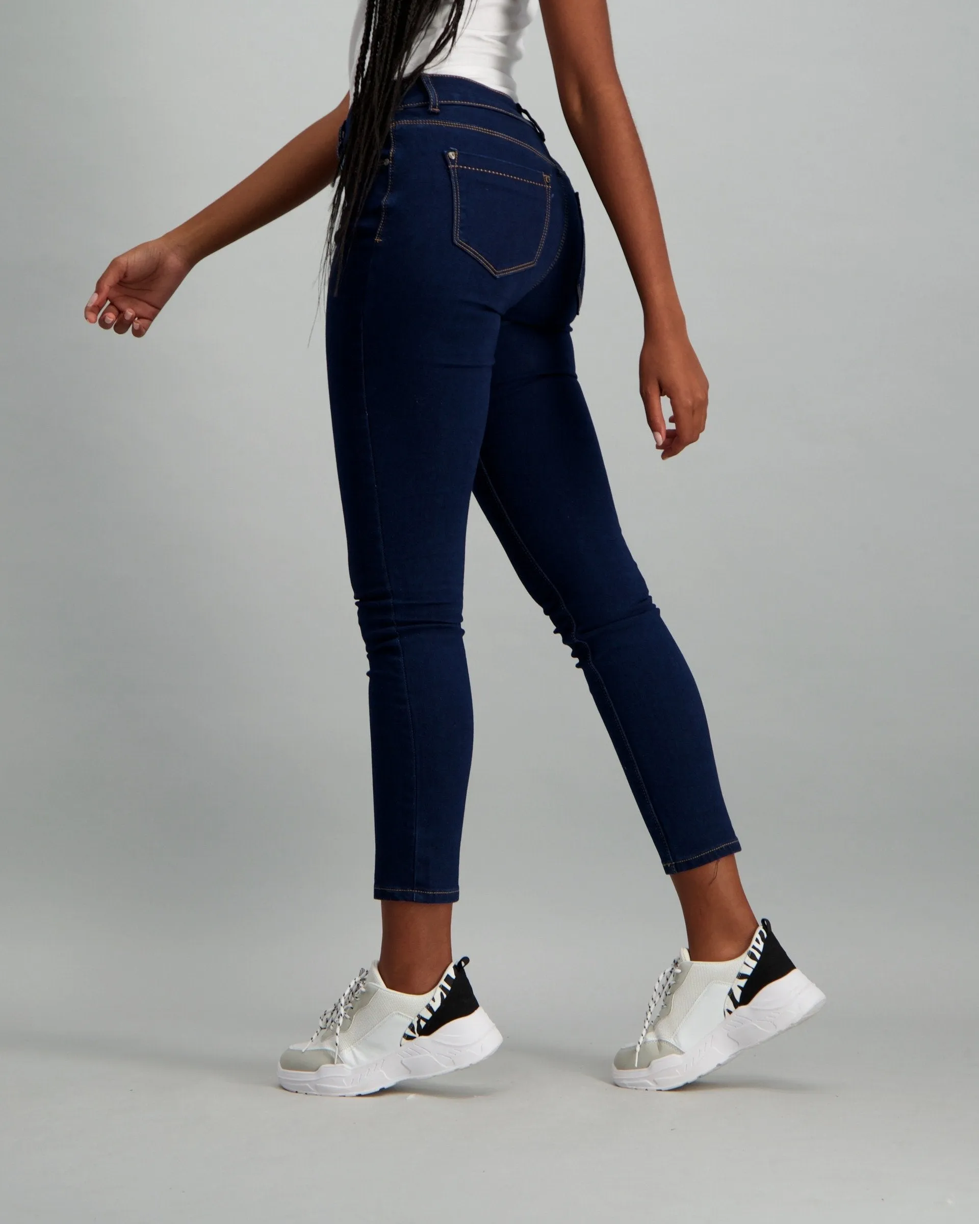 Ladies Dark Blue Skinny Jean