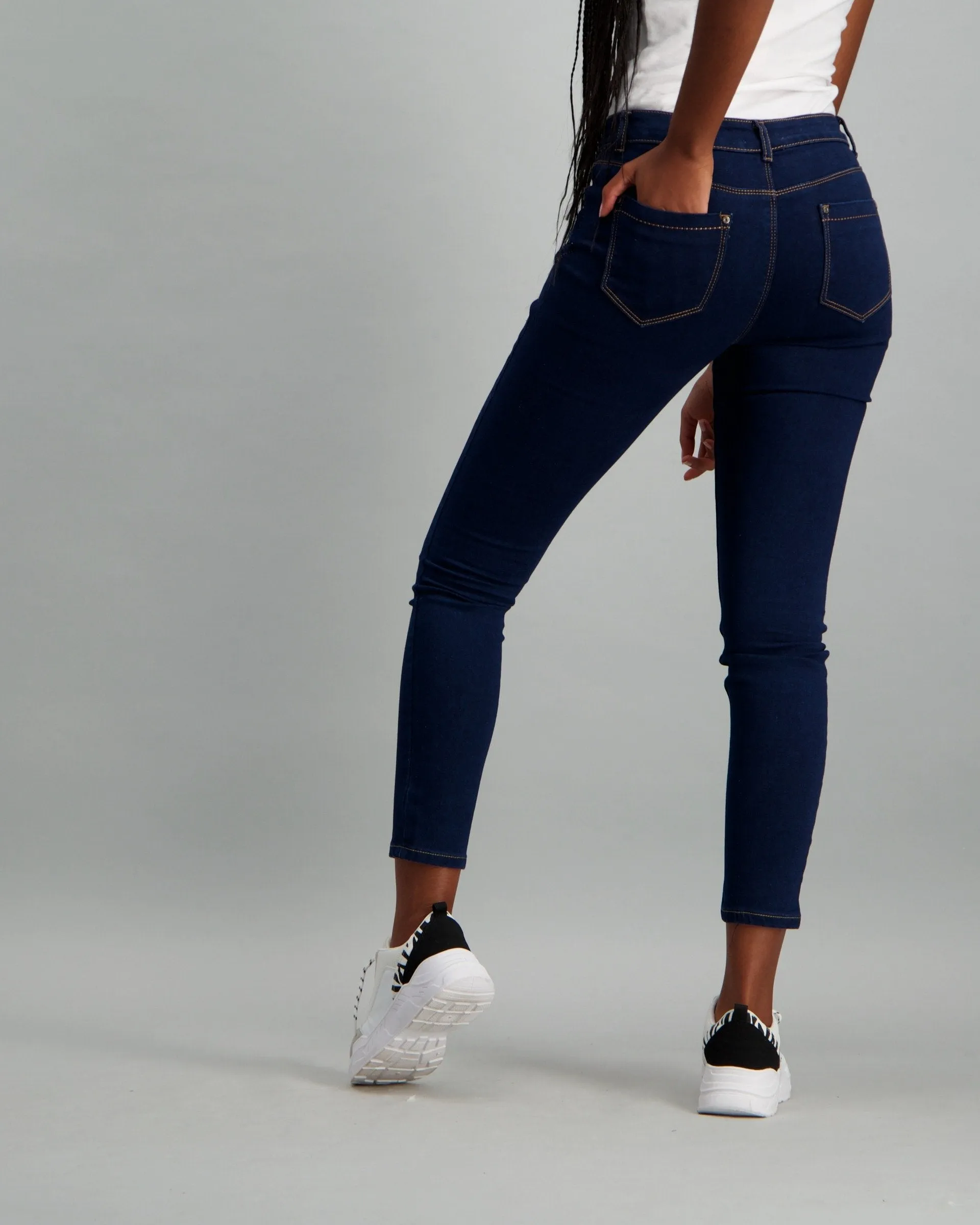 Ladies Dark Blue Skinny Jean