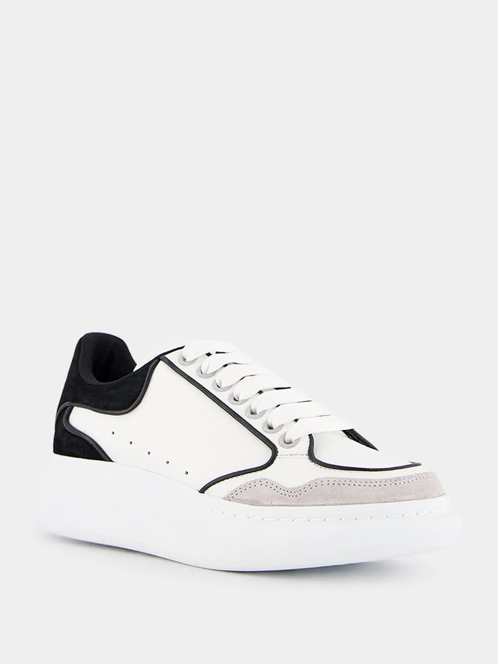 Larry Panelled Leather Sneakers