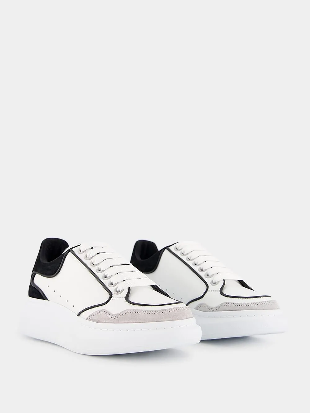 Larry Panelled Leather Sneakers