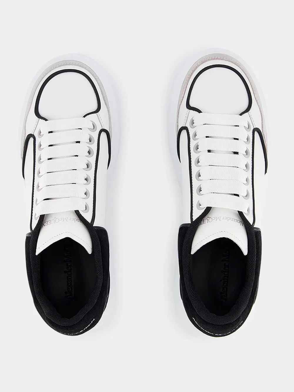 Larry Panelled Leather Sneakers