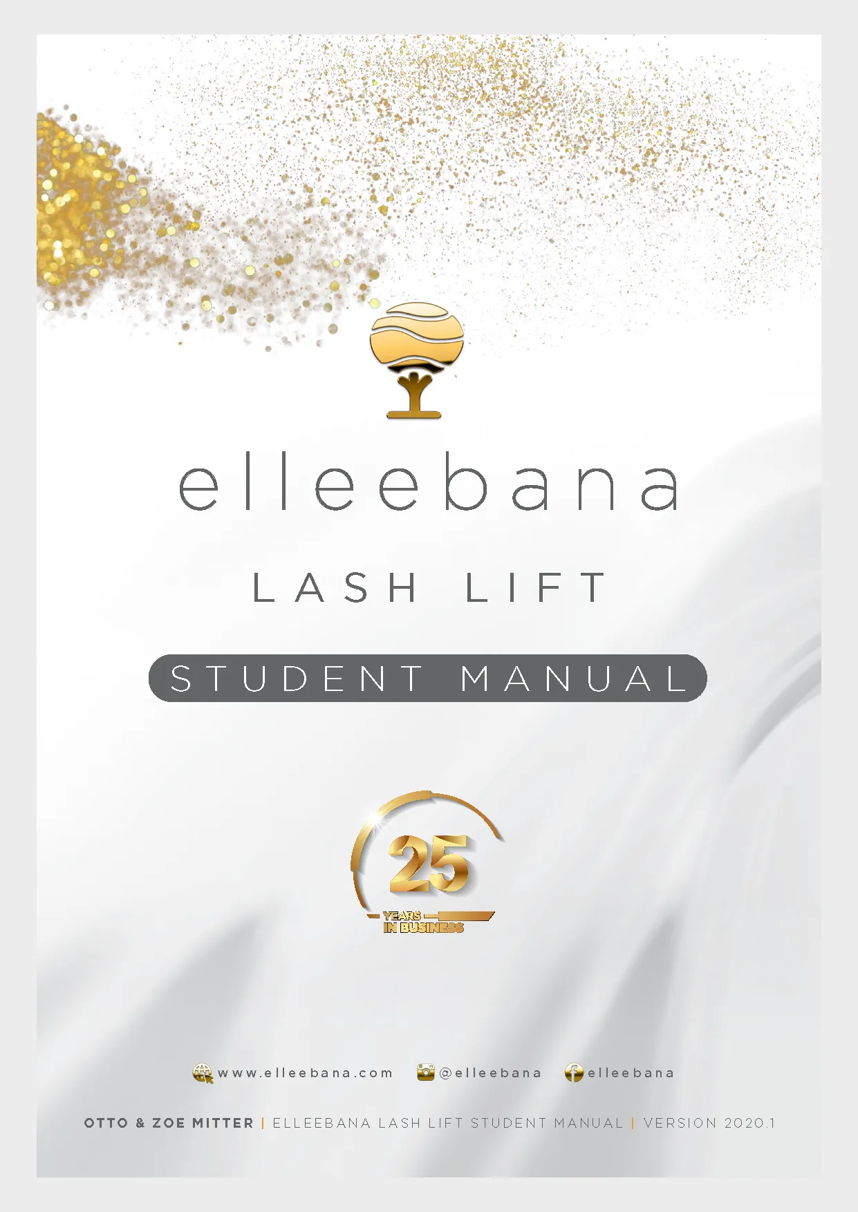 Lash Lift Student Manual   Certificate Package