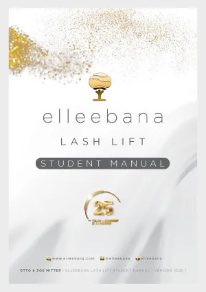 Lash Lift Student Manual   Certificate Package