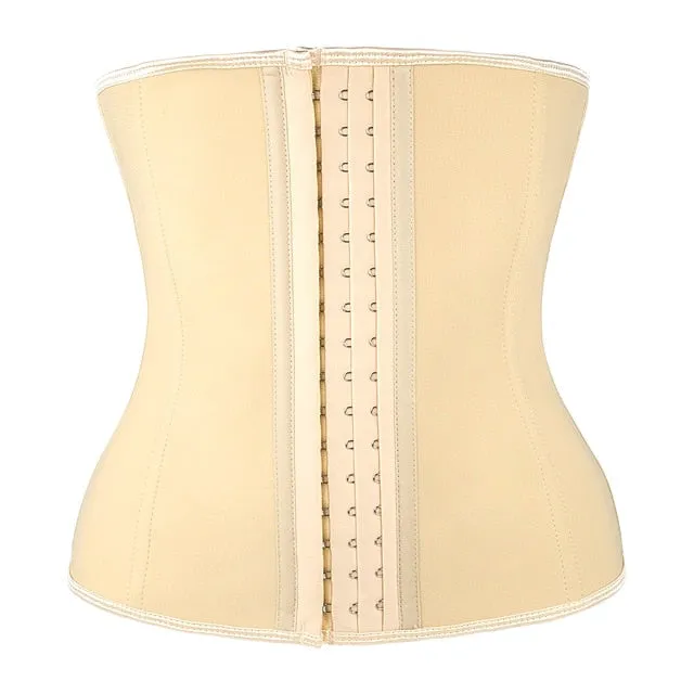 Latex Waist Trainer Corset Slimming underwear 9 Steel Bone Shapewear Body Shapers Women Corset  Waist Shaper Cinta Modeladora