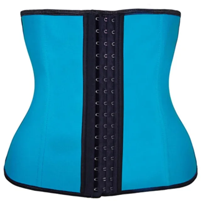 Latex Waist Trainer Corset Slimming underwear 9 Steel Bone Shapewear Body Shapers Women Corset  Waist Shaper Cinta Modeladora