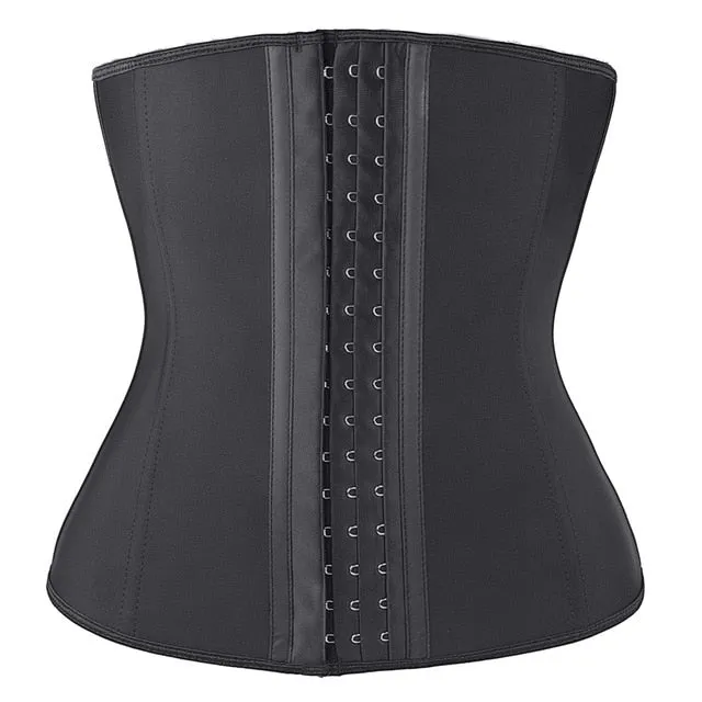 Latex Waist Trainer Corset Slimming underwear 9 Steel Bone Shapewear Body Shapers Women Corset  Waist Shaper Cinta Modeladora