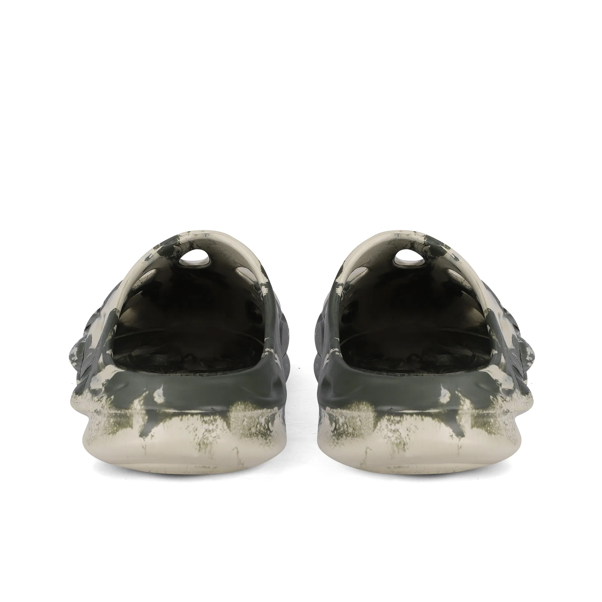 Leisure EVA Two-tone Hollow Out Clogs with Custom Name Logo Sandals