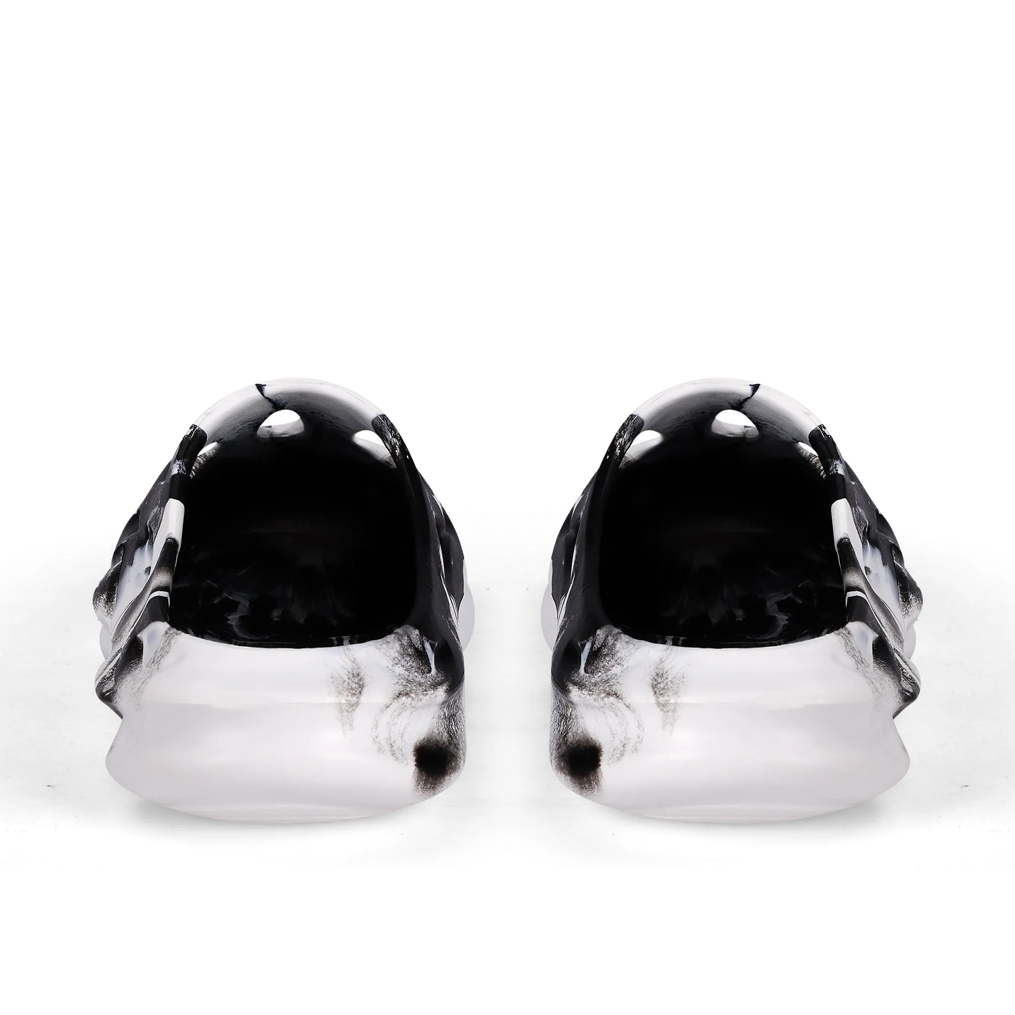 Leisure EVA Two-tone Hollow Out Clogs with Custom Name Logo Sandals