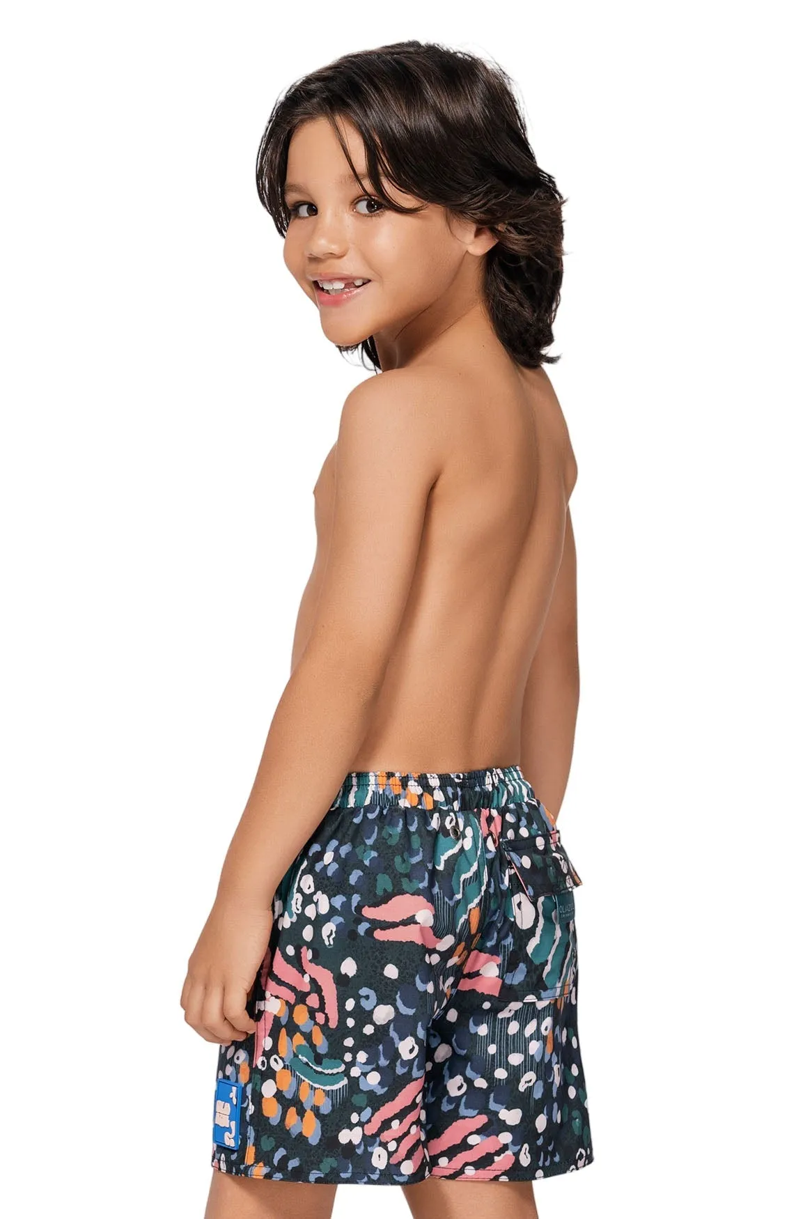 LIAM GRUNGE SWIM TRUNKS - KIDS