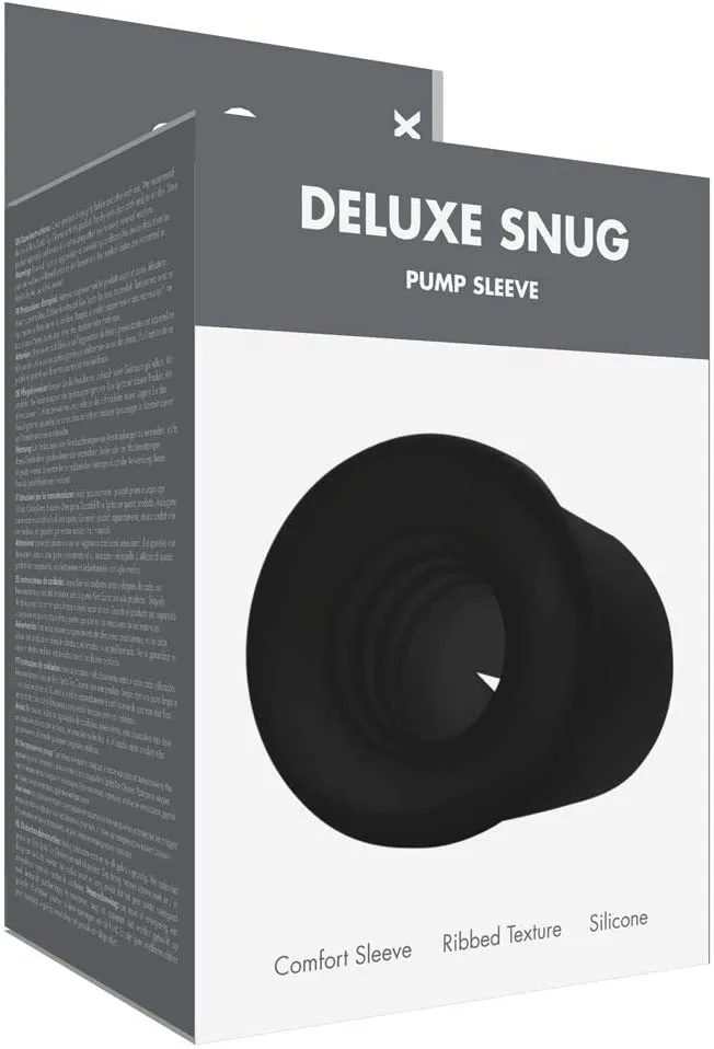 Linx Deluxe Snug Pump Sleeve - Ribbed Male Masturbator Sleeve