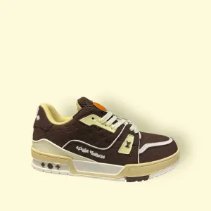 LV Trainer Sneaker brown and green