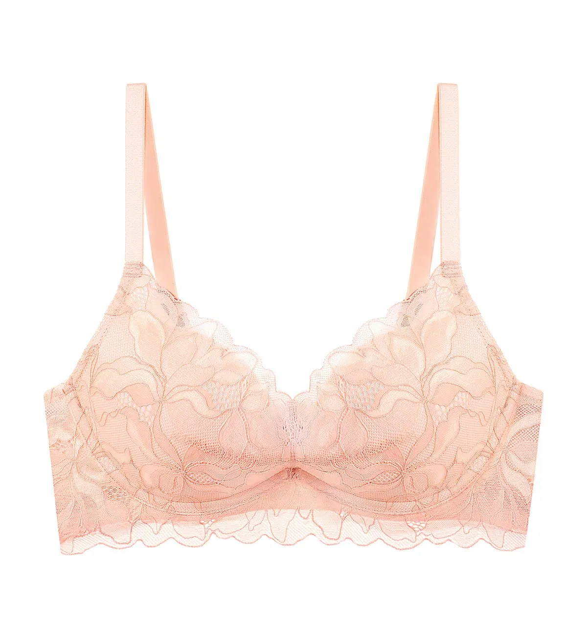 Magnolia Lace Wired Push Up Deep V Bra