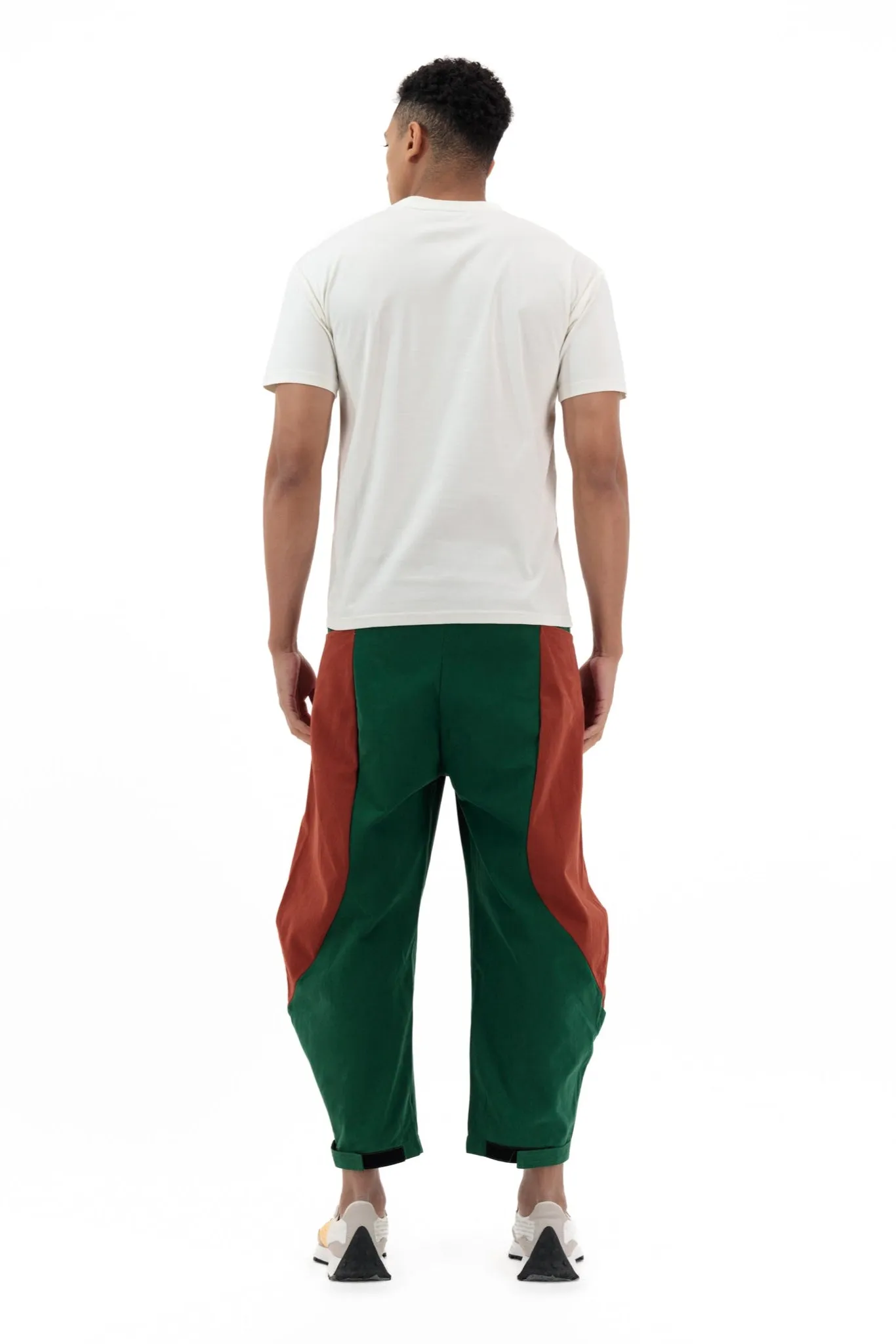 Men's Two-Tone Balloon Pants