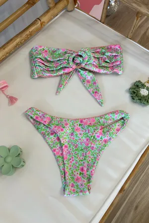 Minimal Cheeky Bikini Bottom in Forbidden Love