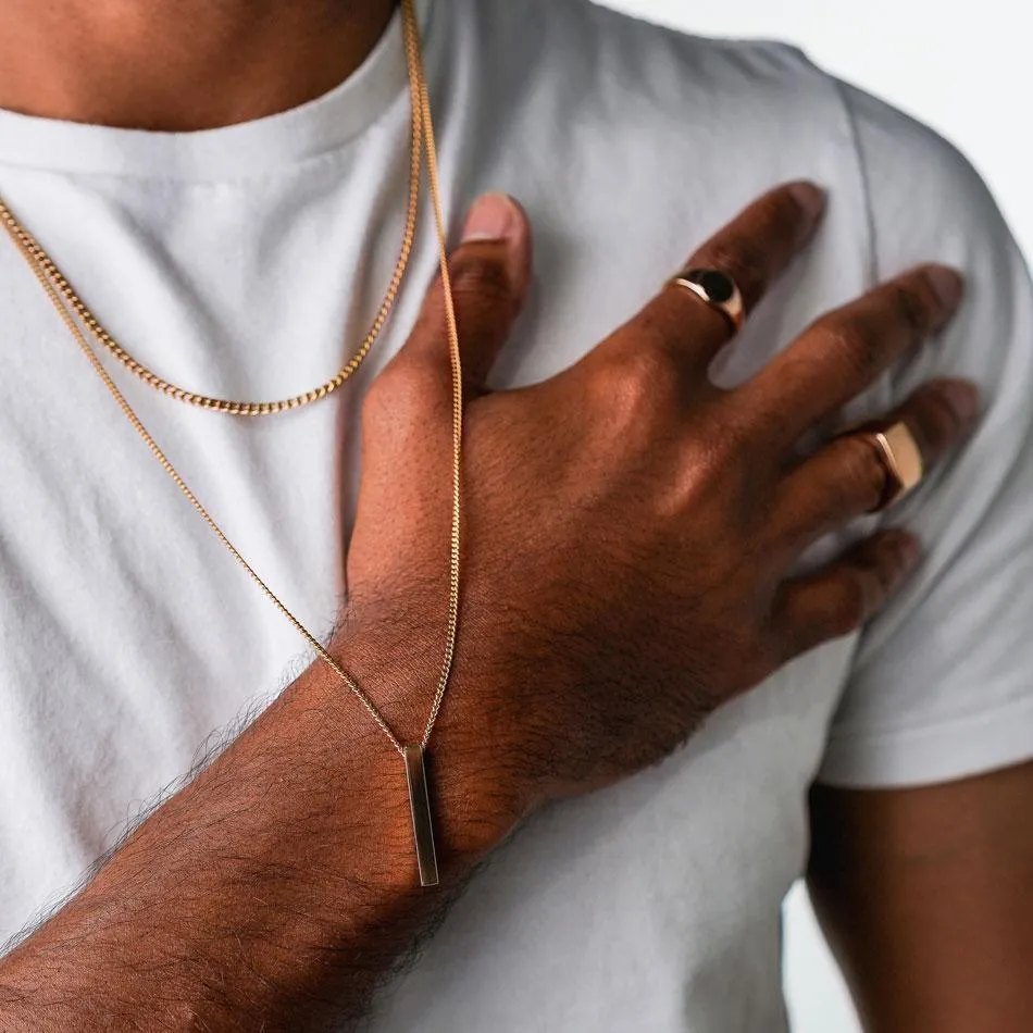 Minimal Cuban Chain - Rose Gold