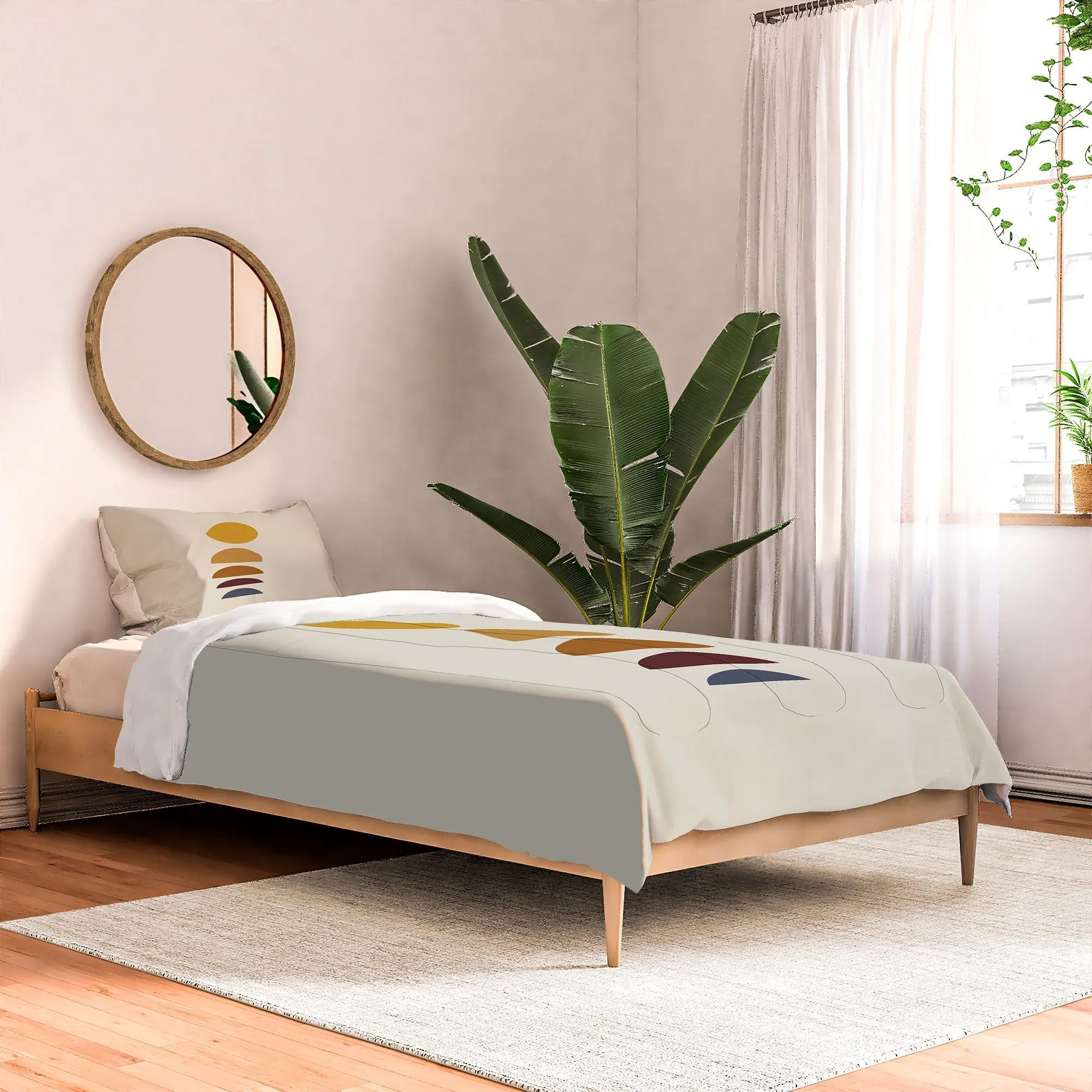 MINIMAL SUNRISE SUNSET I DUVET / COMFORTER