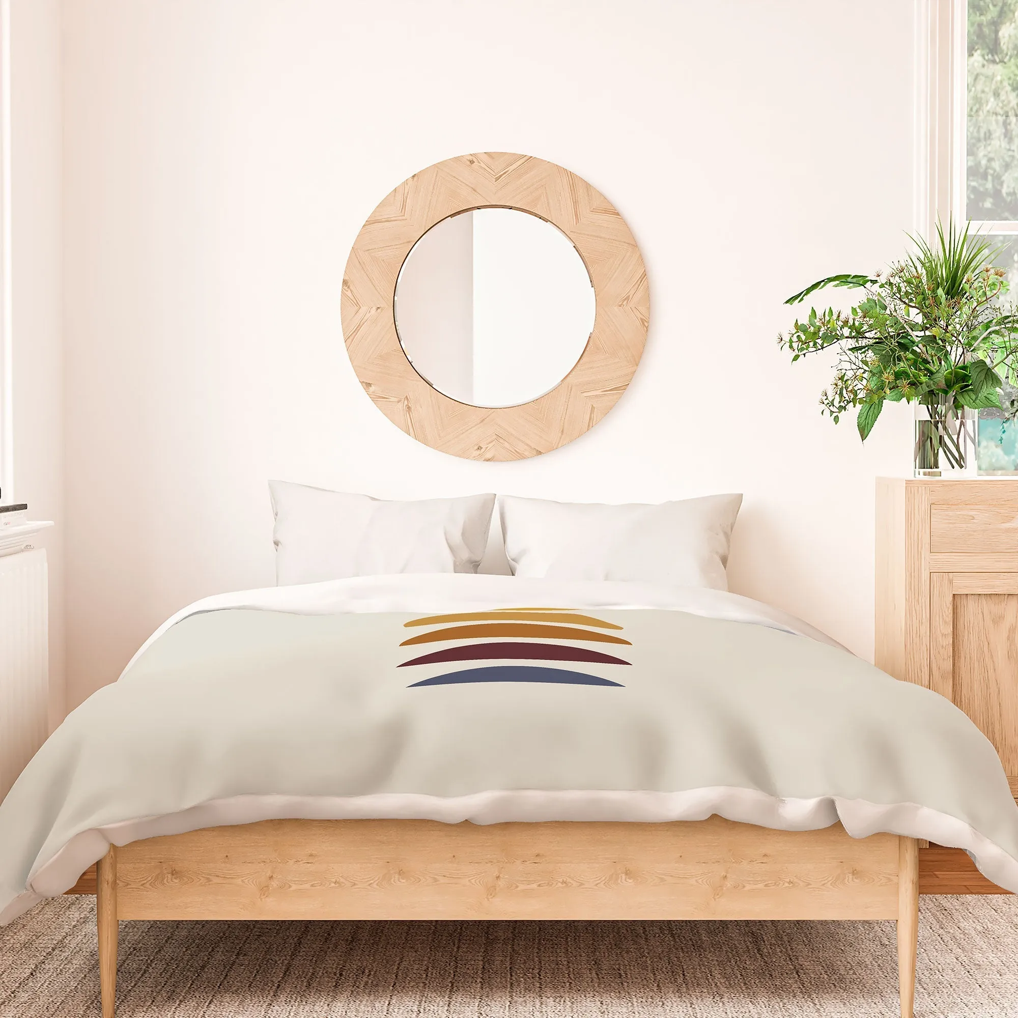 MINIMAL SUNRISE SUNSET I DUVET / COMFORTER