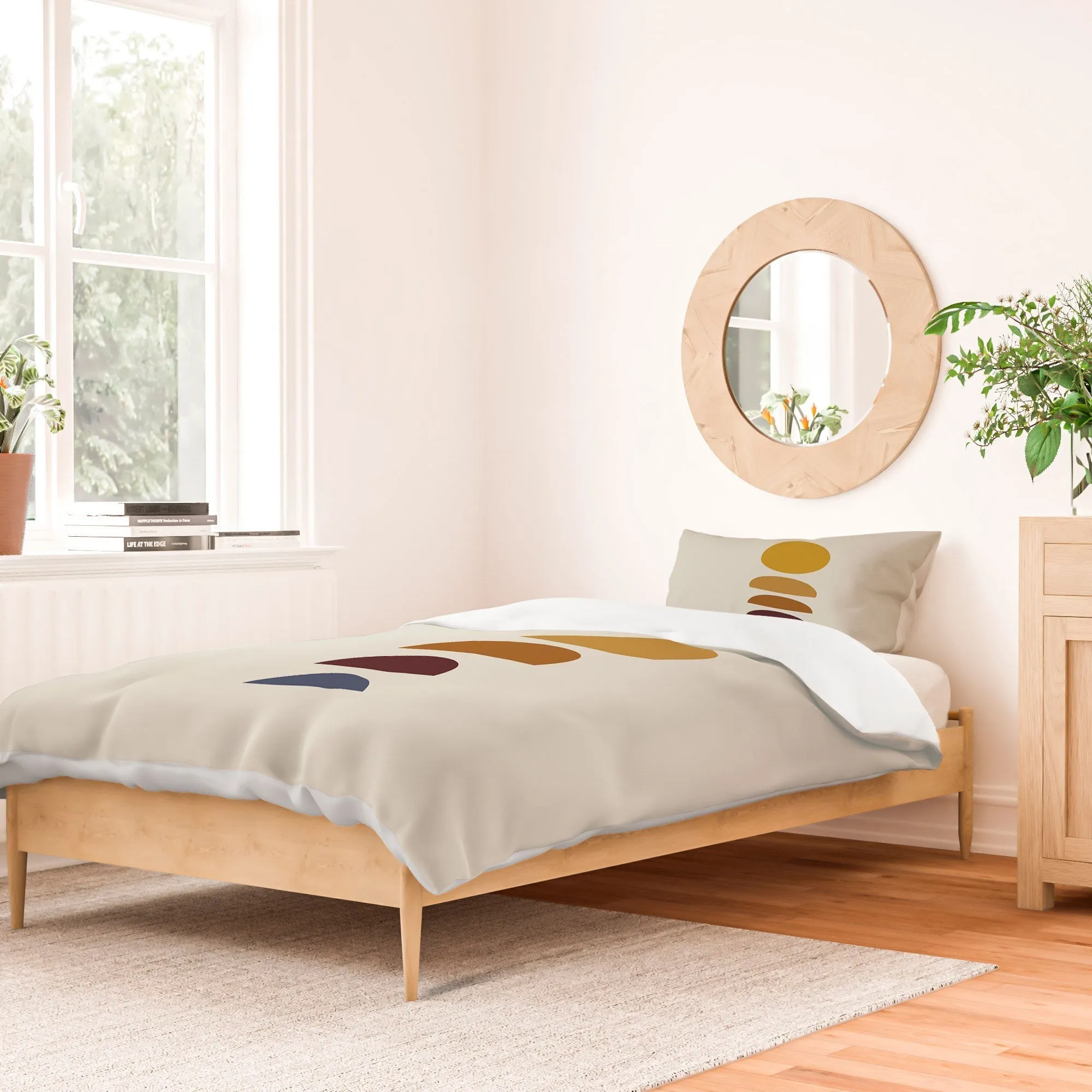 MINIMAL SUNRISE SUNSET I DUVET / COMFORTER
