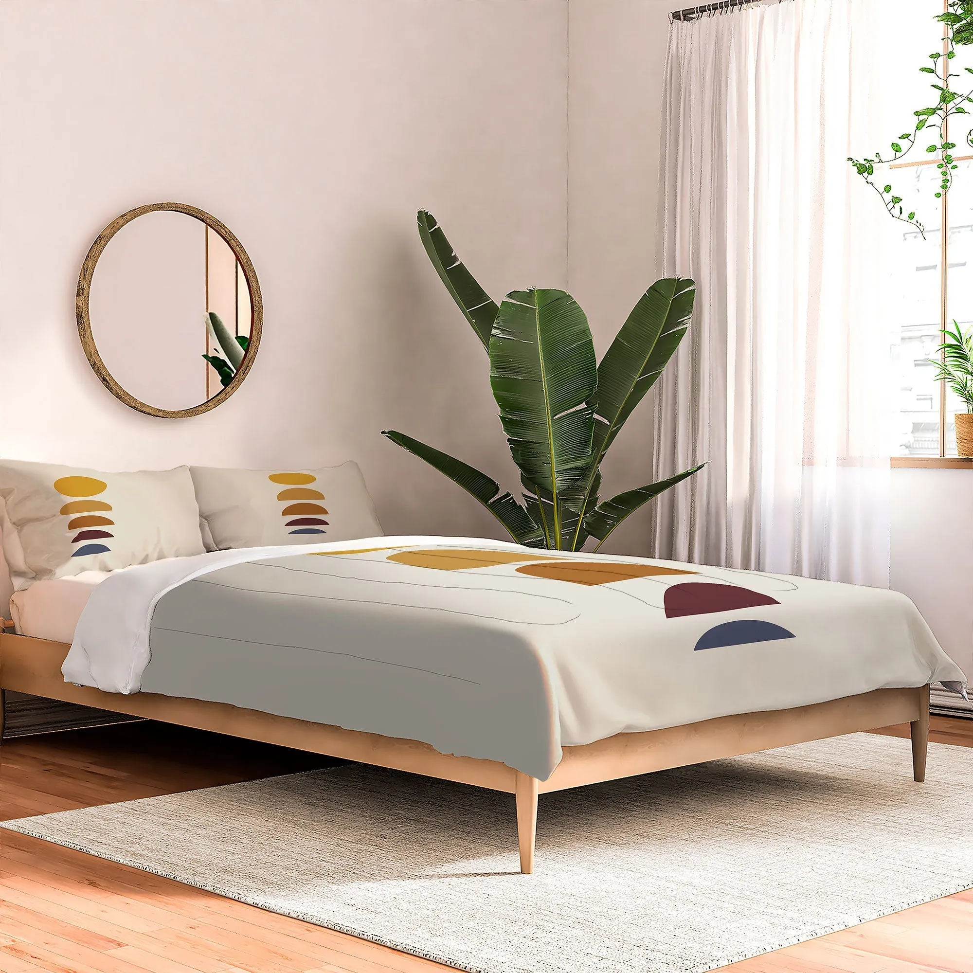 MINIMAL SUNRISE SUNSET I DUVET / COMFORTER