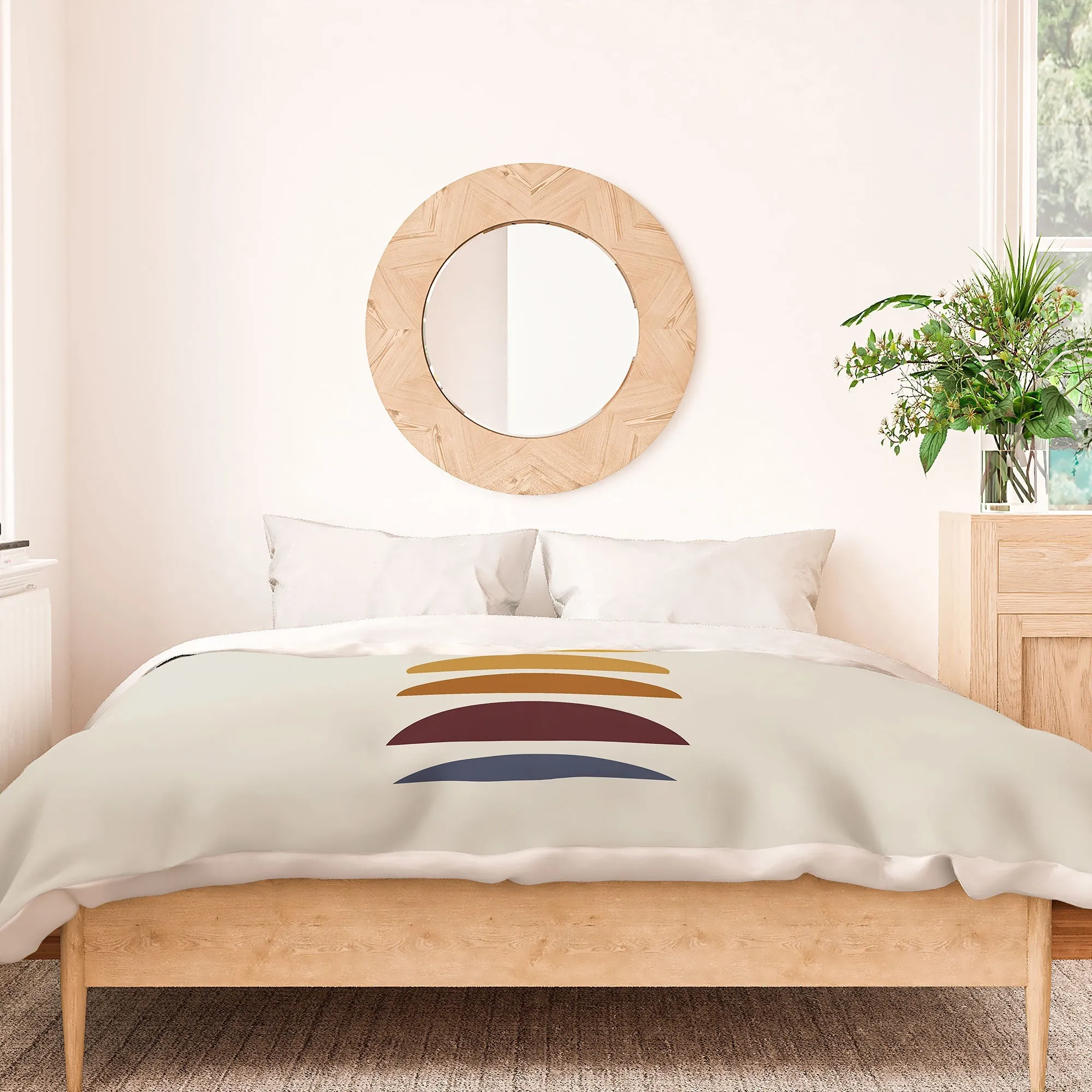 MINIMAL SUNRISE SUNSET I DUVET / COMFORTER