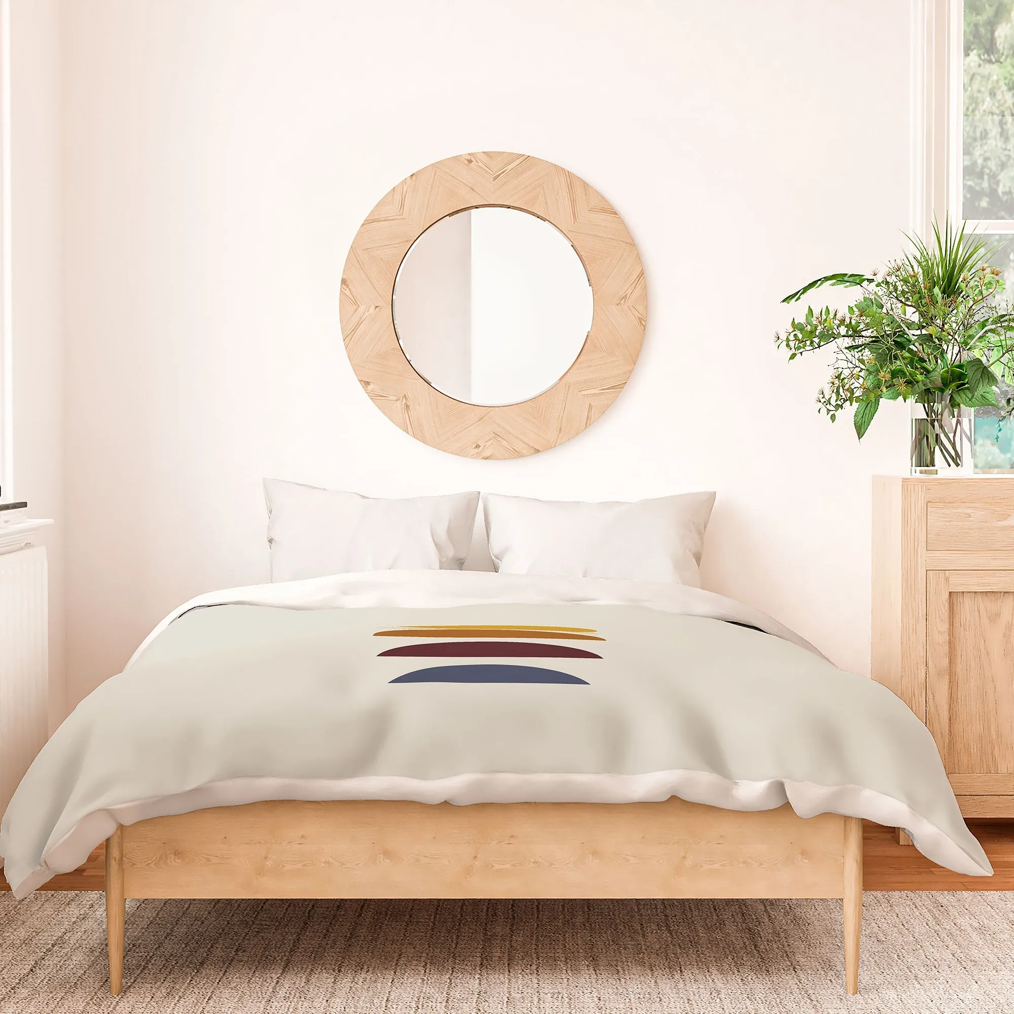 MINIMAL SUNRISE SUNSET I DUVET / COMFORTER