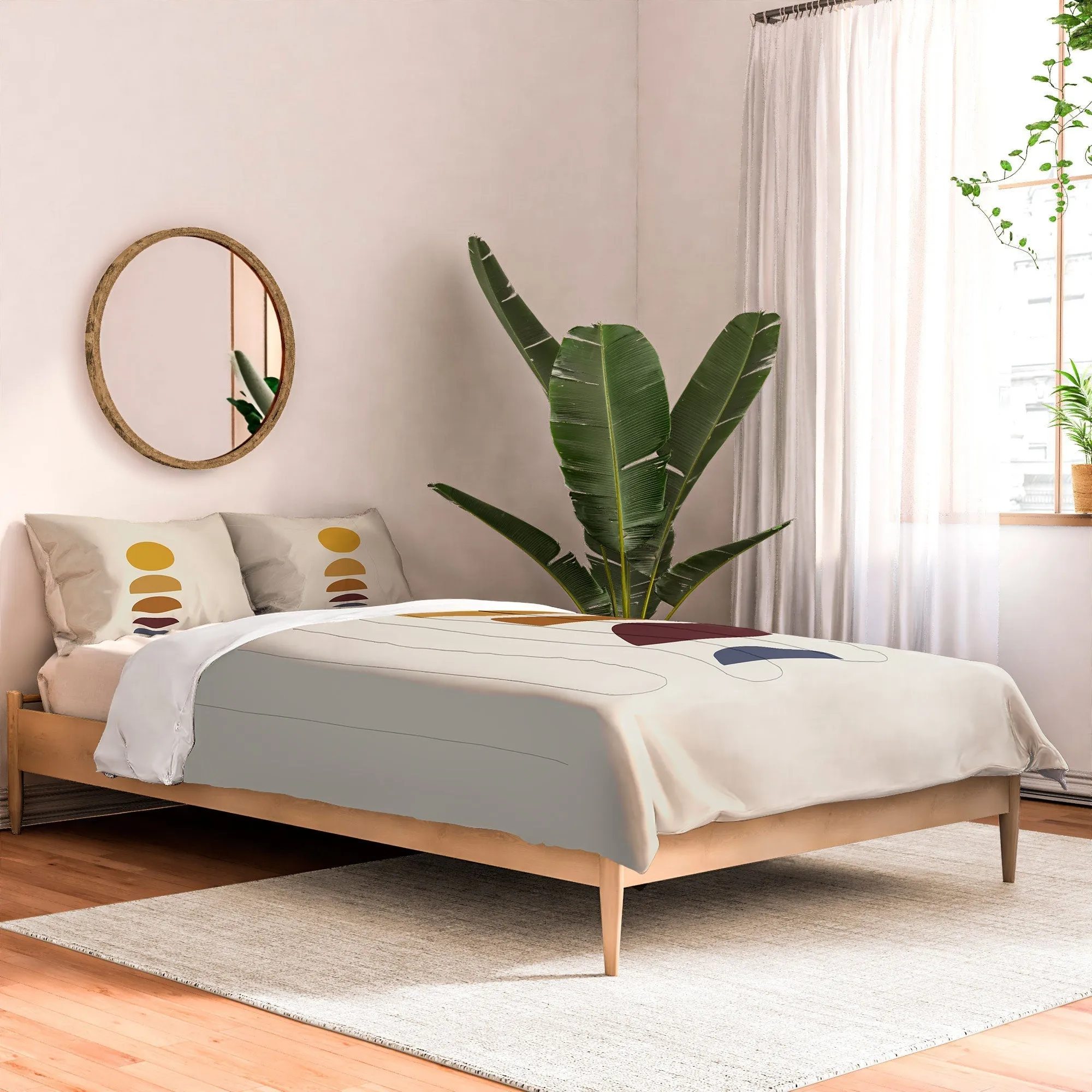MINIMAL SUNRISE SUNSET I DUVET / COMFORTER