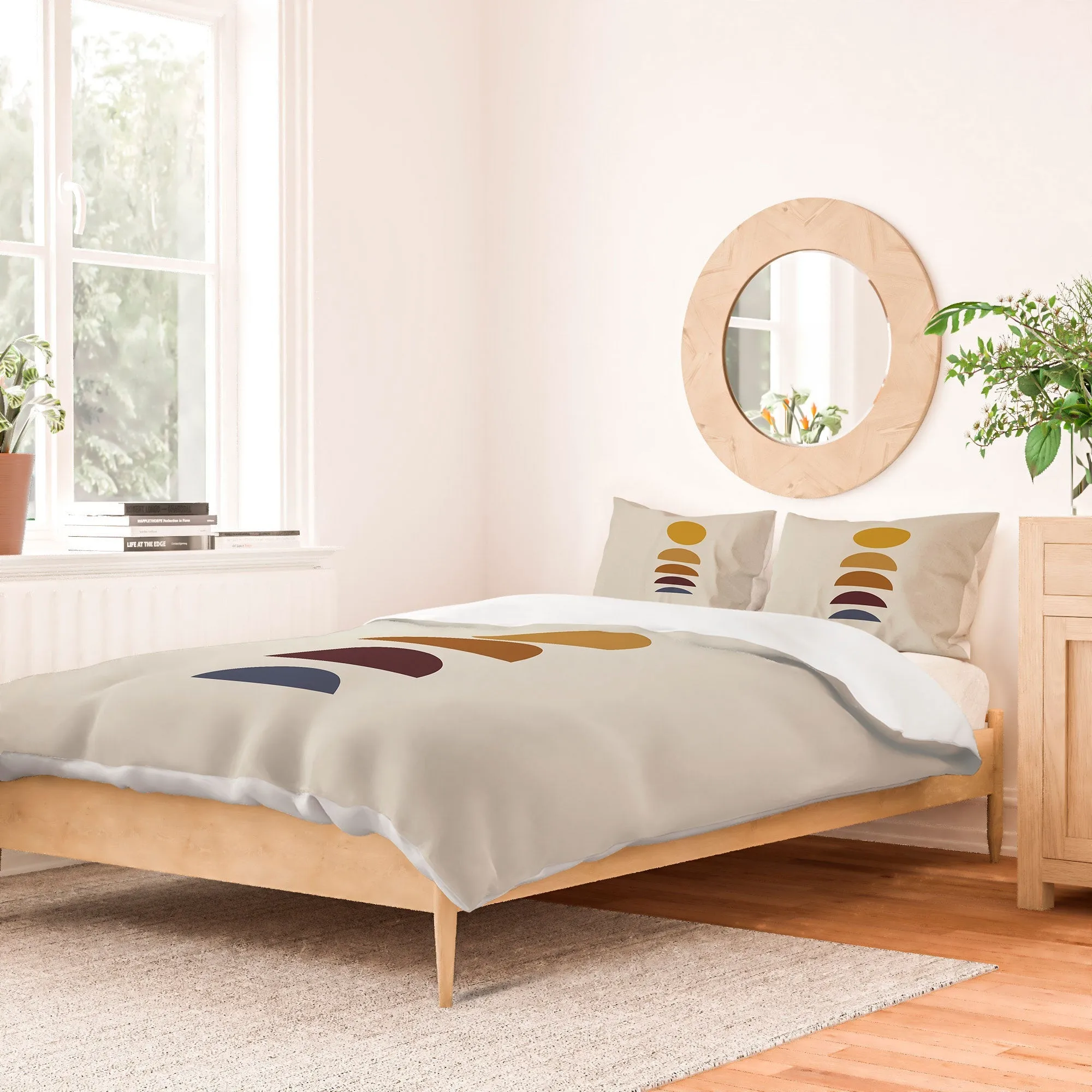 MINIMAL SUNRISE SUNSET I DUVET / COMFORTER